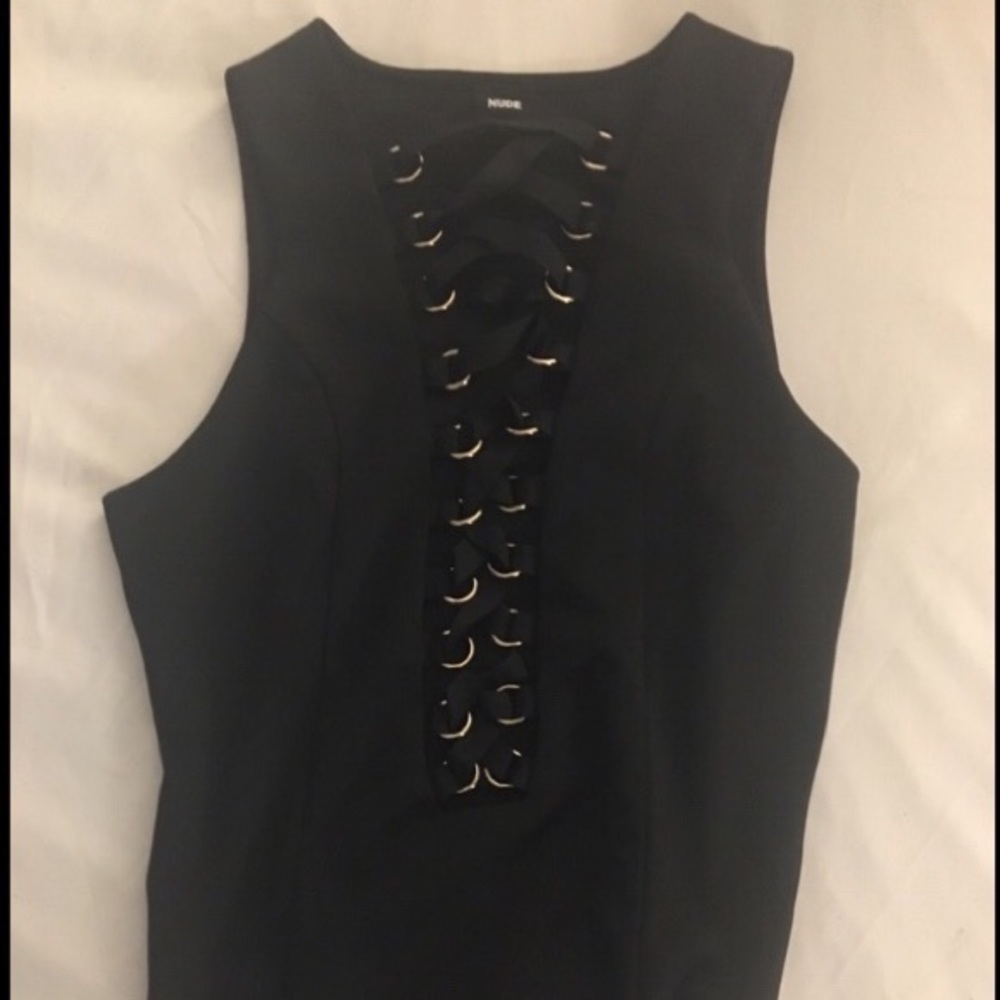 Lace front detail bodysuit